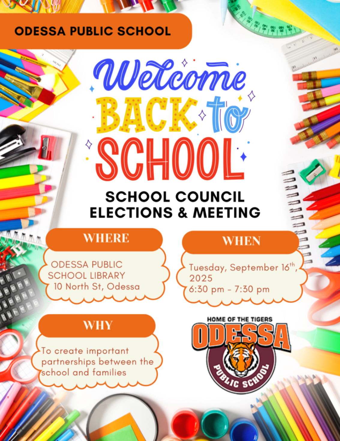 School Council Flyer September